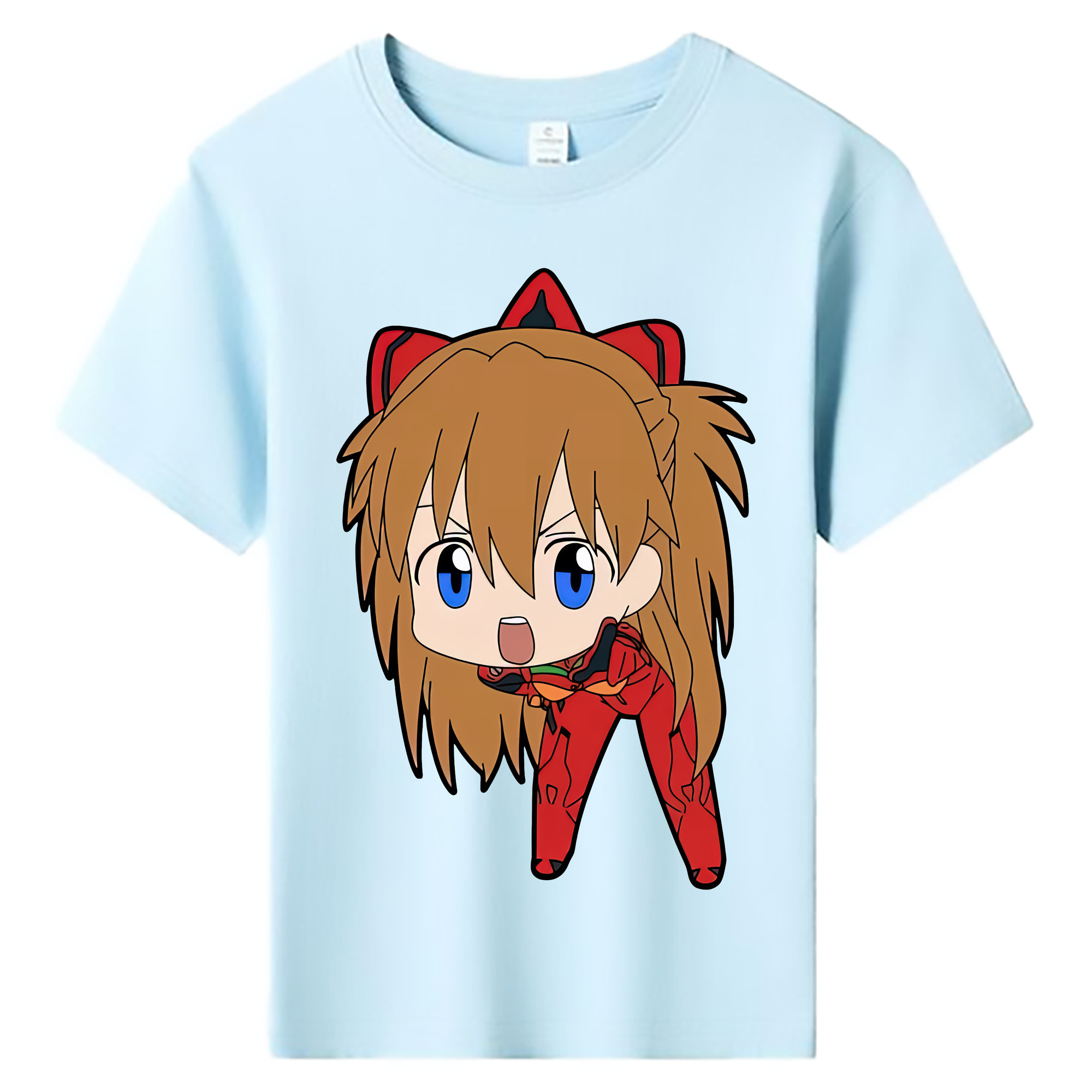 （画像用） EVA 新世紀エヴァンゲリオン 綿100％キッズTシャツ（フロントプリント）